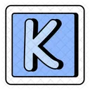 Alphabet K  Icon