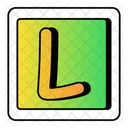 Alphabet L Font Typography Icon