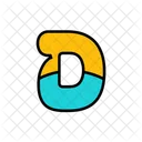 Alphabet Letter D Icon