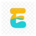 Alphabet Letter E Icon