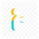 Alphabet Letter F Icon