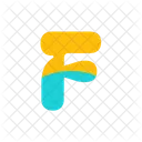 Alphabet Letter F Typograpgy Alphabet A Icon