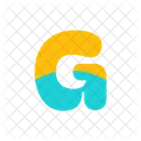 Alphabet Letter G Typograpgy Alphabet A Icon