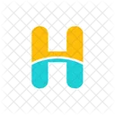 Alphabet Letter H Icon