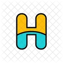 Alphabet Letter H Icon