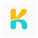 Alphabet Letter K Icon