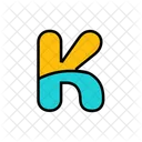 Alphabet Letter K Icon