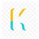 Alphabet Letter K Icon