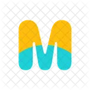 Alphabet-letter-m  Icon