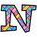 Alphabet Letter N Icon