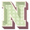 N Letter Capital Icon