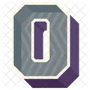 Alphabet Letter O  Icon