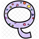 Alphabet Letter Q Icon