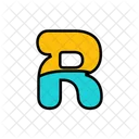 Alphabet Letter R Icon