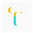 Alphabet Letter T Icon