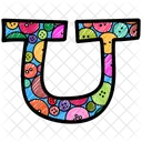 Alphabet Letter U Icon