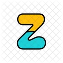 Alphabet Letter Z Icon