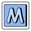 Alphabet M  Icon