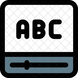 Alphabet Monitor  Icon