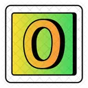 Alphabet O Text Symbol Icon