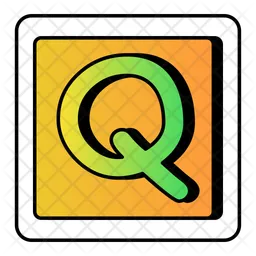 Alphabet Q  Icon