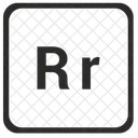 Alphabet R  Icon