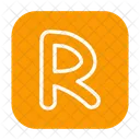 Alphabet R  Icon