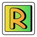 Alphabet R Sign Letters Icon