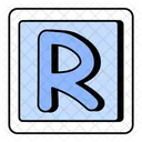 Alphabet R  Icon