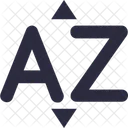 Alphabet sorting  Icon