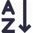 Alphabet sorting  Icon