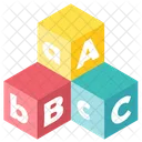 Spielzeug Alphabet Blocke Symbol