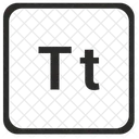 Alphabet T  Icon