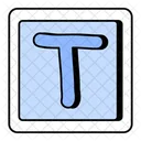 Alphabet T  Icon