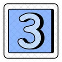 Alphabet Three  Icon