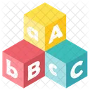 Toys Alphabet Blocks Icon