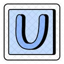 Alphabet U  Icon