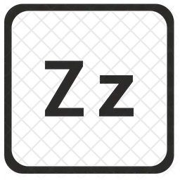 Alphabet Z  Icon
