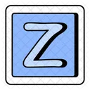 Alphabet Z  Icon