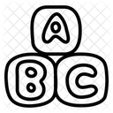Alphabetblöcke  Symbol