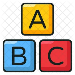 Alphabetic  Blocks  Icon