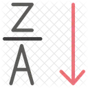 Alphabetical Order Sort Order アイコン