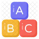 Alphabetische Blocke ABC Blocke Bildung Symbol