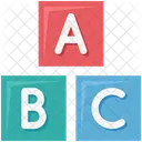 Alphabets Cubes Primary Cubes Icon