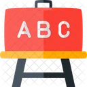 Alphabets Nursery School Whiteboard Icon