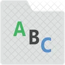 Alphabets Folder  Icon