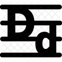 Alphabets Writing  Icon