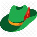 Hat Alpine Feather Icon