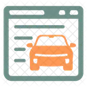 Alquiler De Coches Alquiler Coche Icono