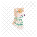 Alpaka Vektor Lama Symbol